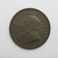 1898 ZAR Paul Kruger penny - a AU