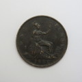 1880 Great Britain penny XF+