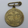 1911 Coronation of George 5 medallion - Barratt and Co Sweets are pure
