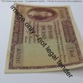 Rissik First Issue R1 banknote - Uncirculated with paper clip crease