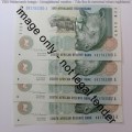 Mboweni First Issue lot of 4 uncirculated R10 banknotes