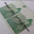 Mboweni First Issue lot of 4 uncirculated R10 banknotes