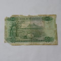 Lot of 3 old Mauritius banknotes - Scarce but damaged