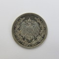 1906 Deutsches Reich - A mintmark half mark AU