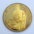 Sterling silver medallion President Paul Kruger 1884
