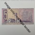 GPC de Kock First Issue R5 banknote X 5 replacement - Crisp uncirculated