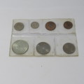 1968 South Africa mint packs - one with English R1 and other with Afrikaans R1 - low mintage