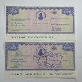 Zimbabwe 2003 Travellers Cheques