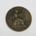1827 Great Britain George 4 copper half penny
