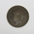 1885 Portugal bronze 10 Reis