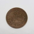 1898 East Africa Protectorate Bronze 1 Pice AU