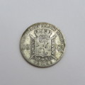 1886 Belgium silver 50 Centimes