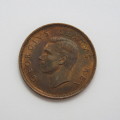 1949 South Africa half penny - Uncirculated