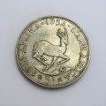 1954 South Africa 5 shilling - Scarce