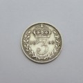 1896 Great Britain silver 3 Pence