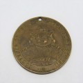 1911 Coronation of George 5 medallion - NATAL