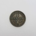 1868 B German States Prussia Pfennig XF