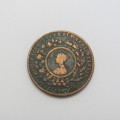 1848 Victoria Queen of Great Britain model crown well used
