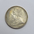 1892 ZAR Kruger shilling AU+