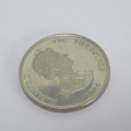 2006 Great Britain TDC 5 Pound crown QE2 80th birthday - Silver