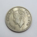 1952 Southern Rhodesia half crown