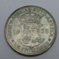 1938 South Africa half crown VF