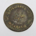 Brink Bros token Montague - 2 Shilling No. 4597