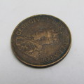 1932 South Africa quarter penny