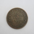 1897 British India One Quarter anna