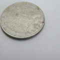 1939 Italy One Lira with cracked die flow through the date