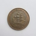 1944 South Africa half penny AU