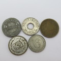 Lot of 5 unusual tokens