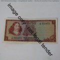 South Africa TW de Jongh second issue 1973 R1 replacement note Z30