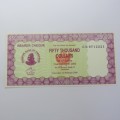 Zimbabwe $50000 bearer cheque 1 February 2006 uncirculated CW 63