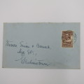 Postal cover from Francistown Bechuanaland to Grahamstown South Africa 26 April 1946