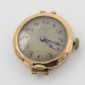 Vintage 9kt gold ladies watch - REID with Buren movement - weighs 14.2g