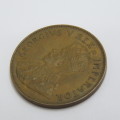 1934 South Africa penny XF or better