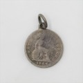 1844 Great Britain Groat 4 Pence Pendant