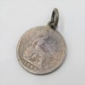 1844 Great Britain Groat 4 Pence Pendant