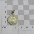 1872 Great Britain sixpence made into pendant