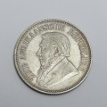 1896 ZAR Paul Kruger half crown VF silver