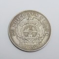 1896 ZAR Paul Kruger half crown VF silver
