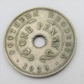 1939 Southern Rhodesia Penny - XF