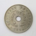1934 Southern Rhodesia Penny - XF