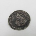 1914 Great Britain Tickey - paper thin - first one I have seen