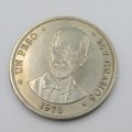 1978 Dominican Republic DUARTE crown size coin - only 35000 minted
