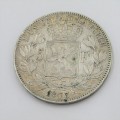 1873 Belgium Silver 5 Francs