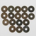 Lot of 17 different year East Africa Cent Cents