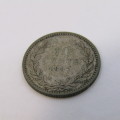 1897 Netherlands Silver 10 Cent - F+