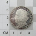1969 German commemorative 5 Mark - Theodor Fontane - silver